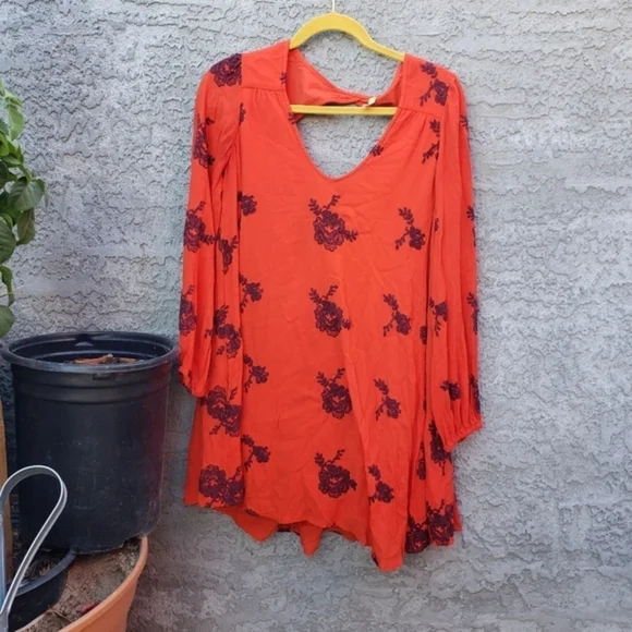 FREE PEOPLE Embroidered Austin Mini Dress - www.erdenetinfo.mn